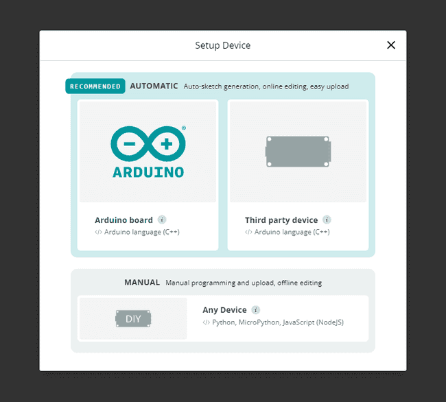 Set up board in the cloud