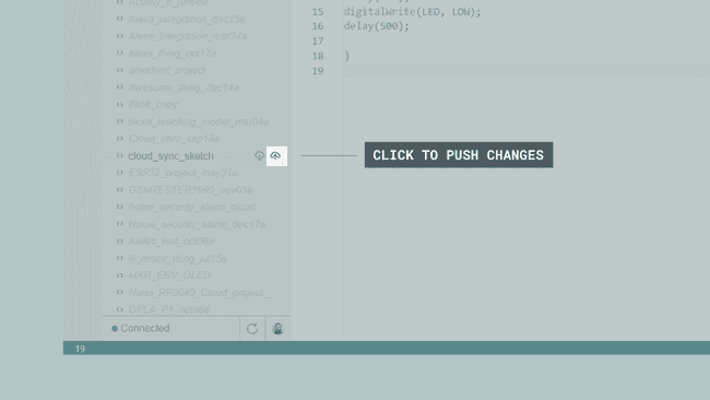 Click on the cloud icon.