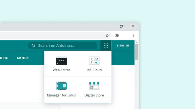 Opening the Arduino IoT Cloud